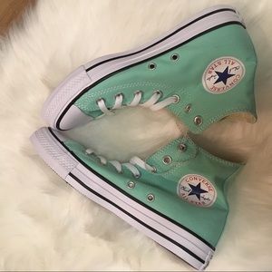 SALE!!!!! Tiffany Blue CONVERSE ALL STAR